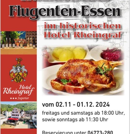 Flyer | © Hotel Rheingraf