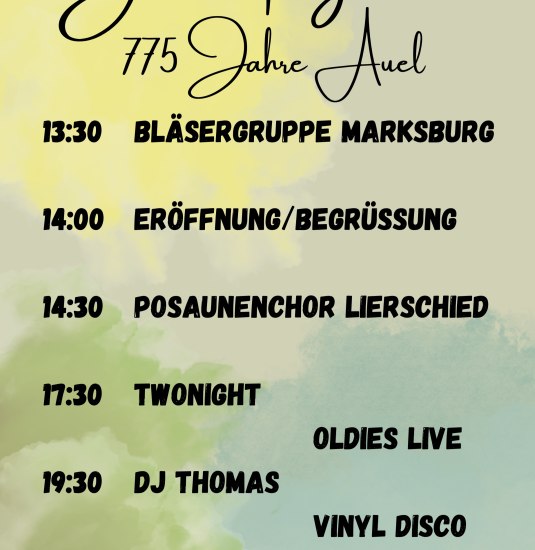 Bühnenprogramm - Bild