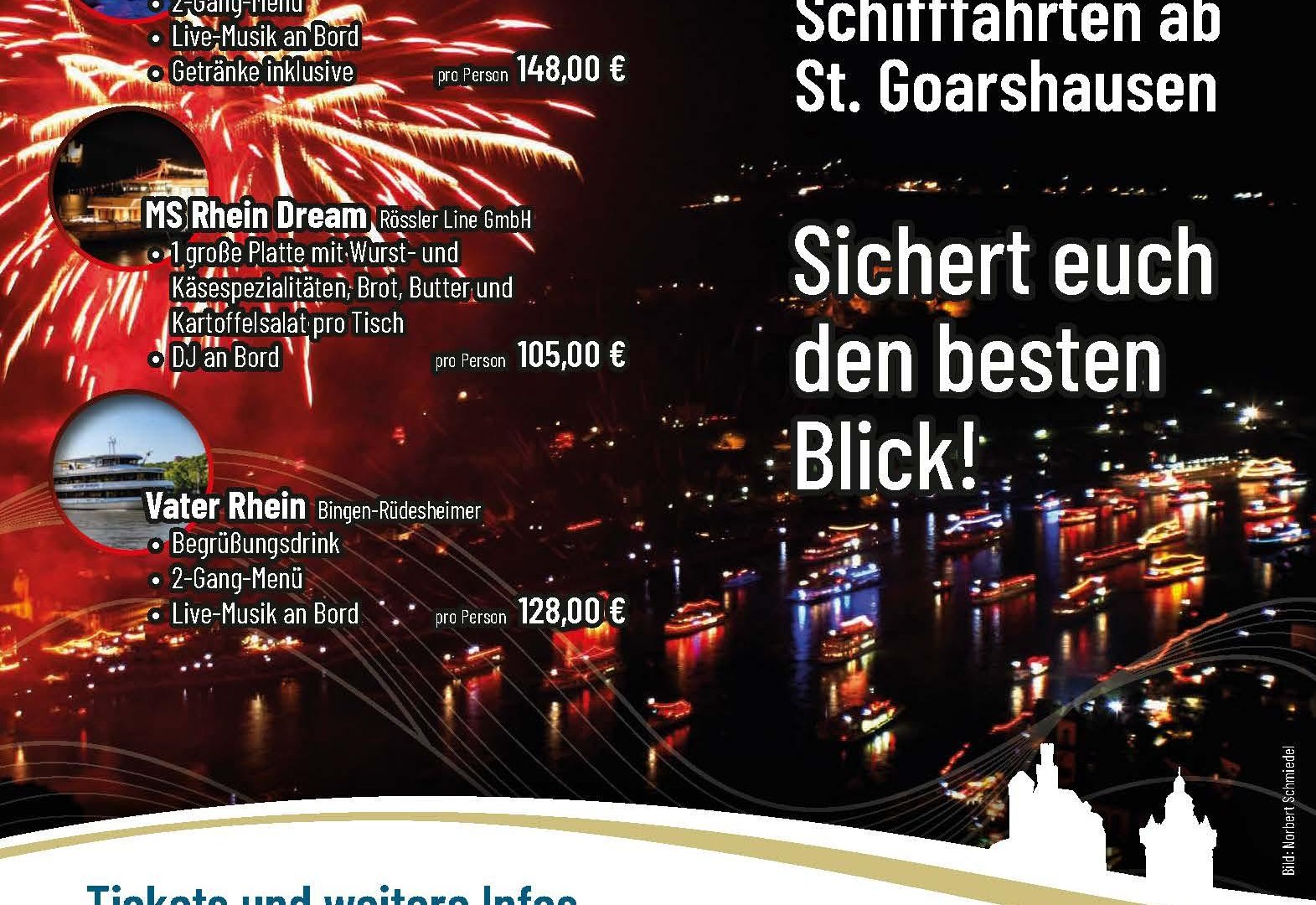 Rhein in Flammen 2025 | © Quelle Loreley Touristik GmbH