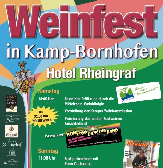 Weinfest in Kamp-Bornhofen | © Hotel Rheingraf