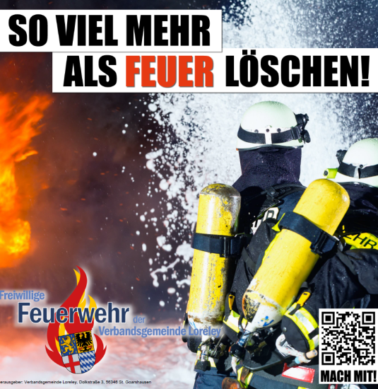 Kampagne Feuerwehr 12.08. | © VG Loreley