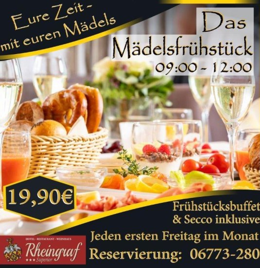 M&auml;delsfr&uuml;hst&uuml;ck | &copy; Hotel Rheingraf