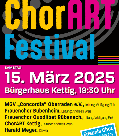 ChorART Festival | © ©MGV Cäcilia Kettig e.V.