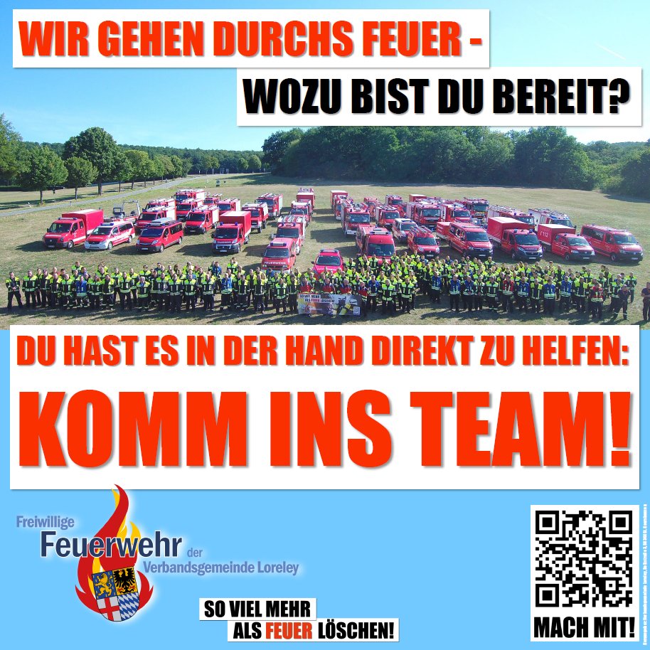 Feuerwehrkampagne 16.09.2022 | © VG Loreley